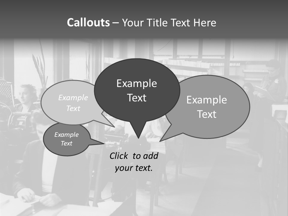 Women Work Nostalgic PowerPoint Template