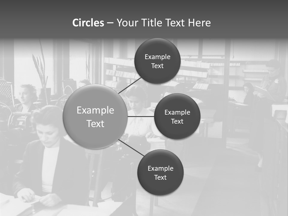 Women Work Nostalgic PowerPoint Template