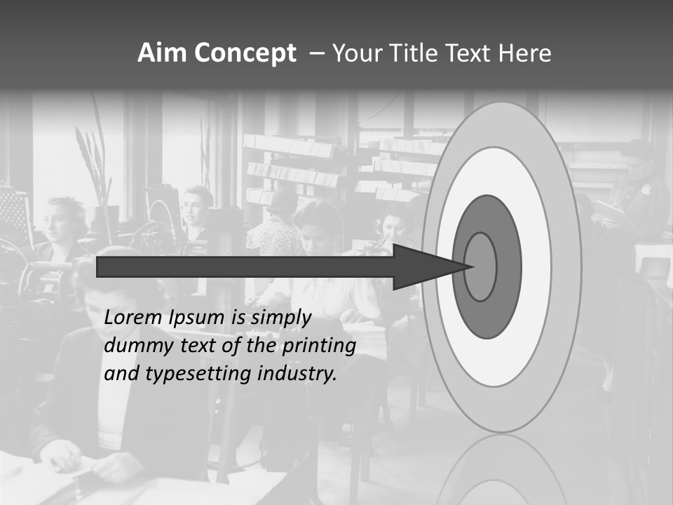 Women Work Nostalgic PowerPoint Template