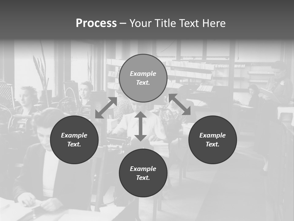 Women Work Nostalgic PowerPoint Template