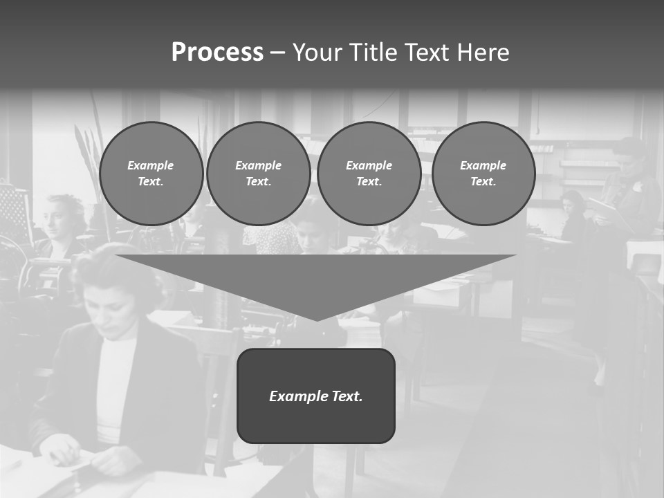 Women Work Nostalgic PowerPoint Template