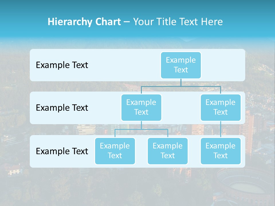 Blue Cityscape City PowerPoint Template