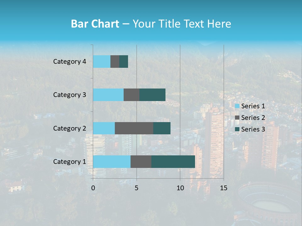 Blue Cityscape City PowerPoint Template