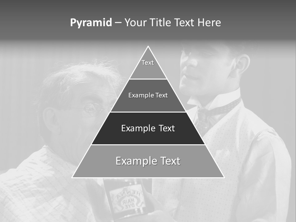 Hair Stylist Black And White Indoors PowerPoint Template