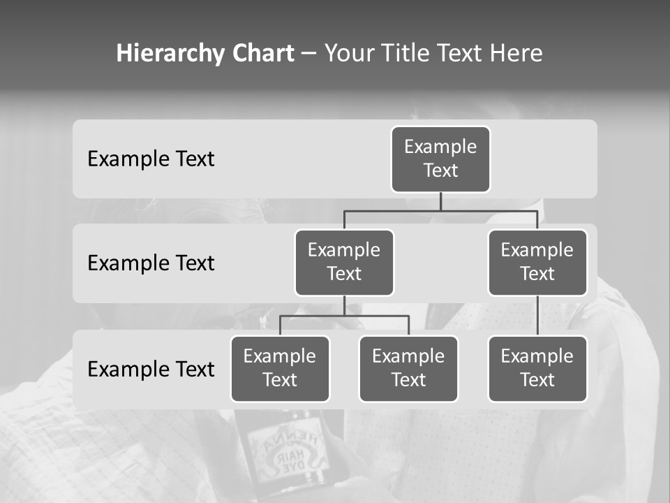 Hair Stylist Black And White Indoors PowerPoint Template