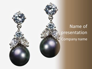 Crystal Silver Metallic PowerPoint Template