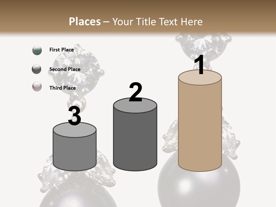 Crystal Silver Metallic PowerPoint Template