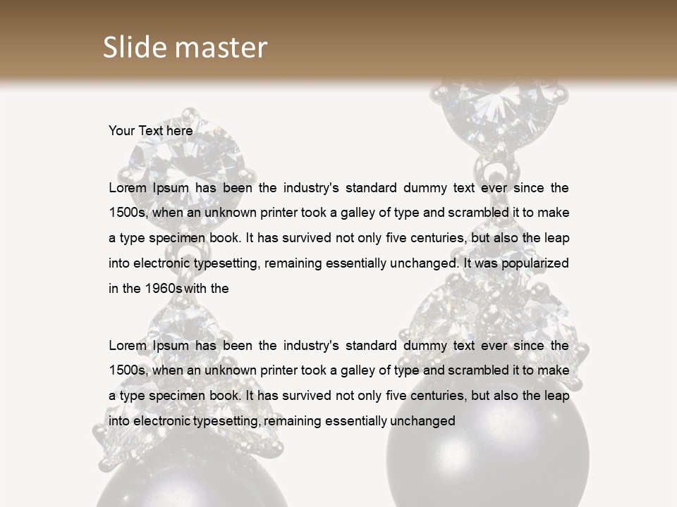 Crystal Silver Metallic PowerPoint Template