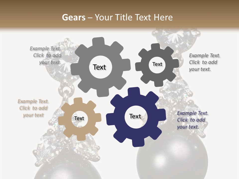 Crystal Silver Metallic PowerPoint Template