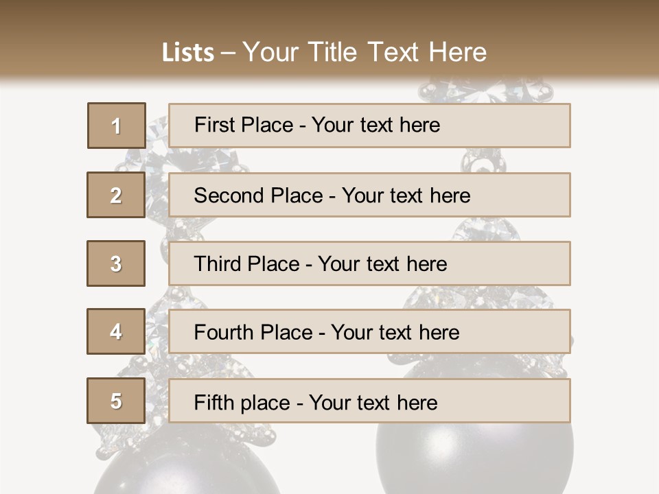 Crystal Silver Metallic PowerPoint Template