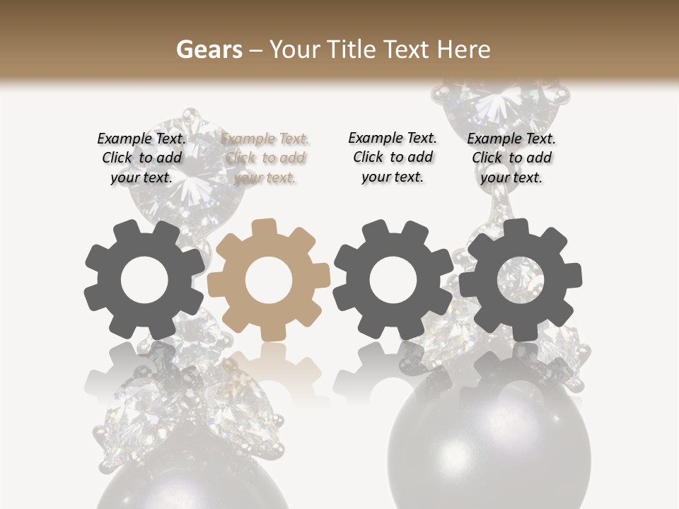 Crystal Silver Metallic PowerPoint Template