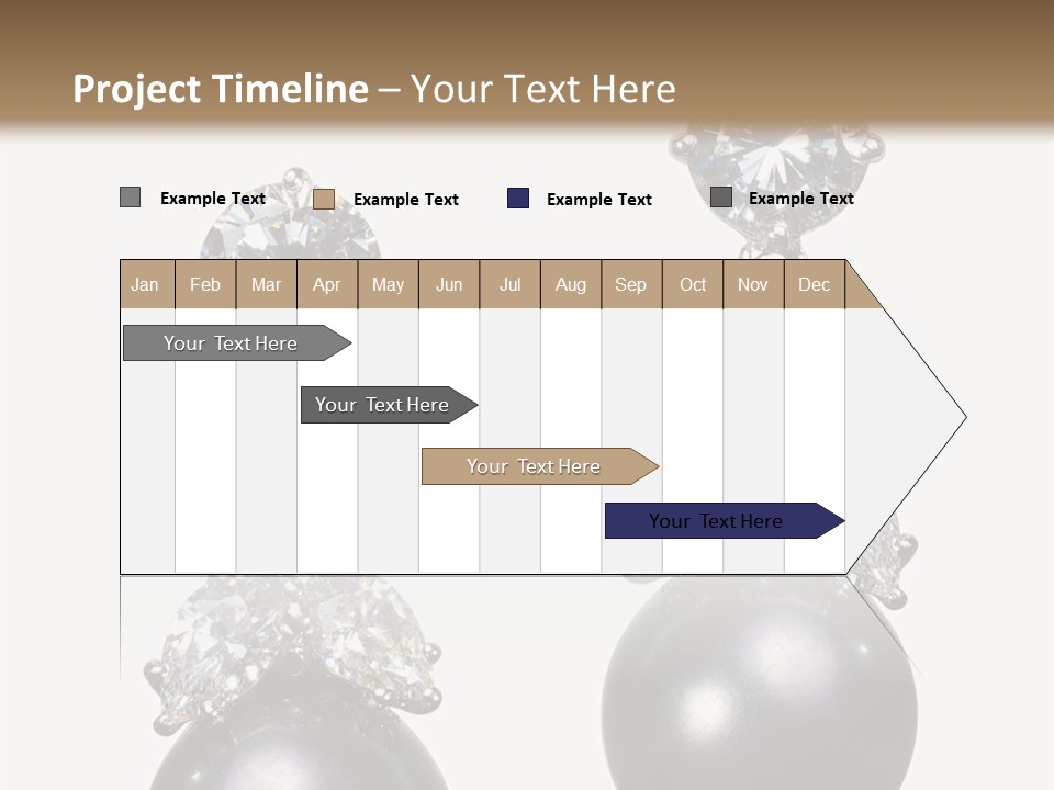 Crystal Silver Metallic PowerPoint Template