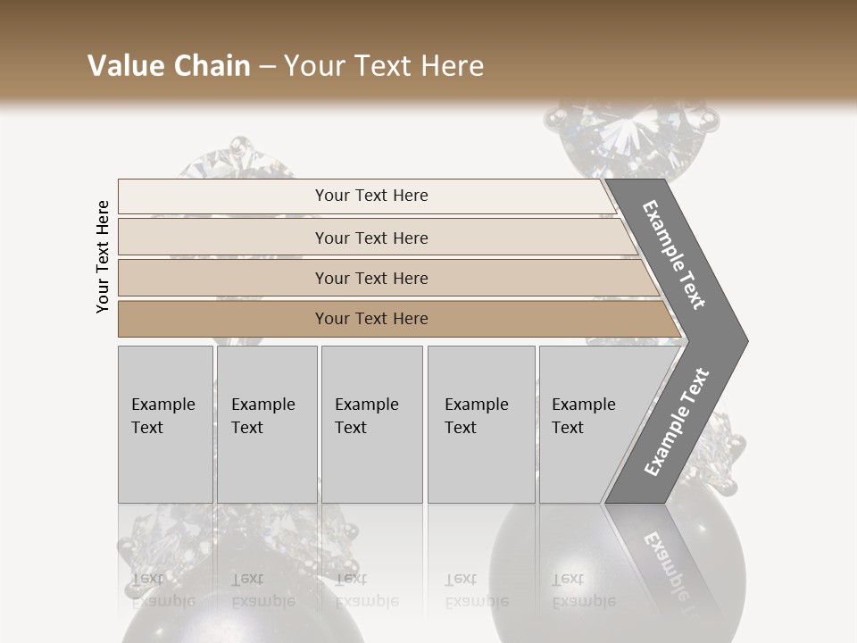 Crystal Silver Metallic PowerPoint Template