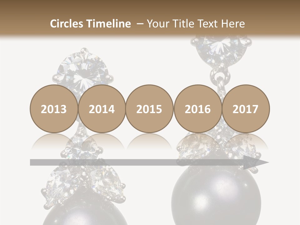 Crystal Silver Metallic PowerPoint Template