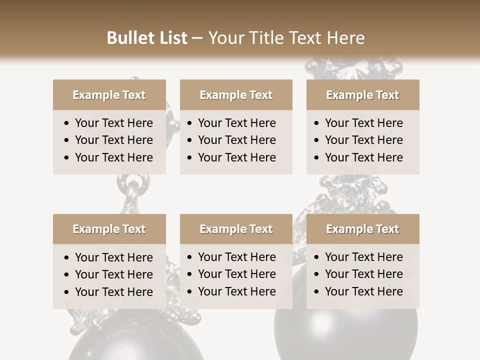 Crystal Silver Metallic PowerPoint Template