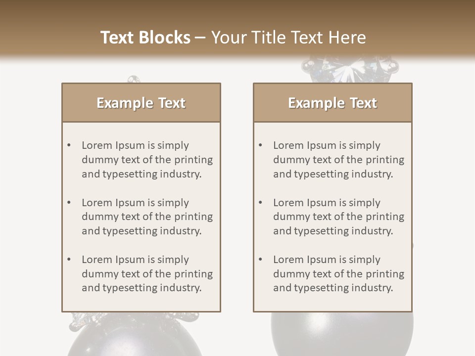 Crystal Silver Metallic PowerPoint Template