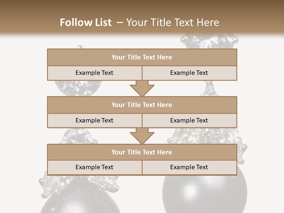 Crystal Silver Metallic PowerPoint Template