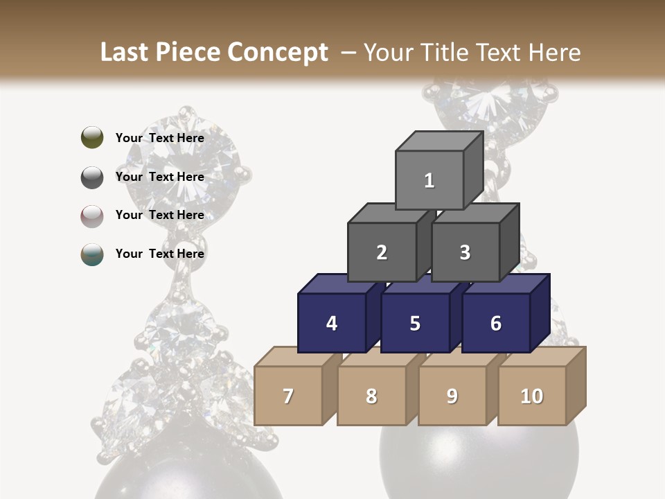 Crystal Silver Metallic PowerPoint Template