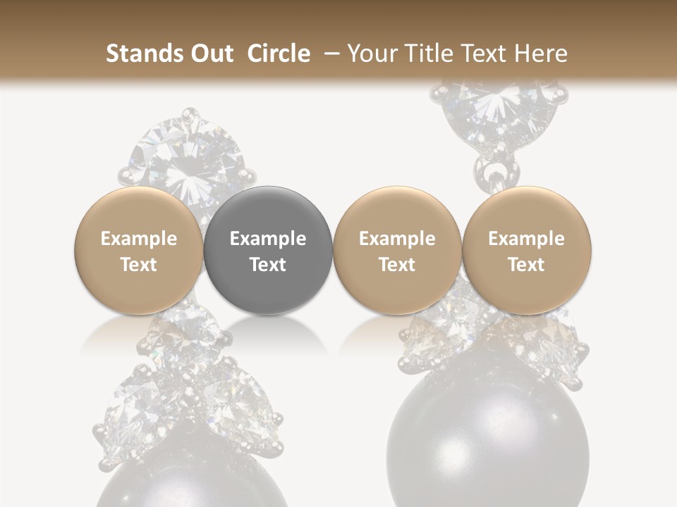 Crystal Silver Metallic PowerPoint Template
