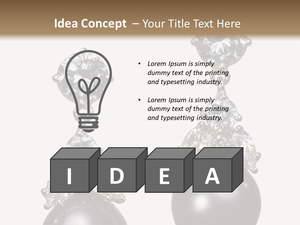 Crystal Silver Metallic PowerPoint Template