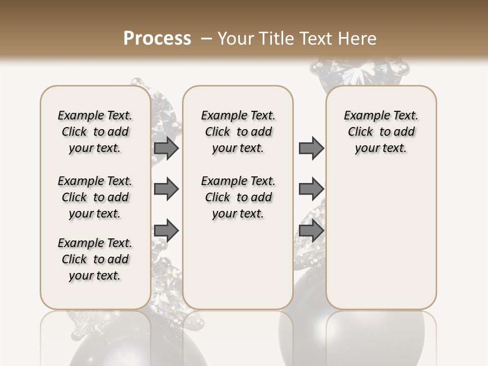 Crystal Silver Metallic PowerPoint Template