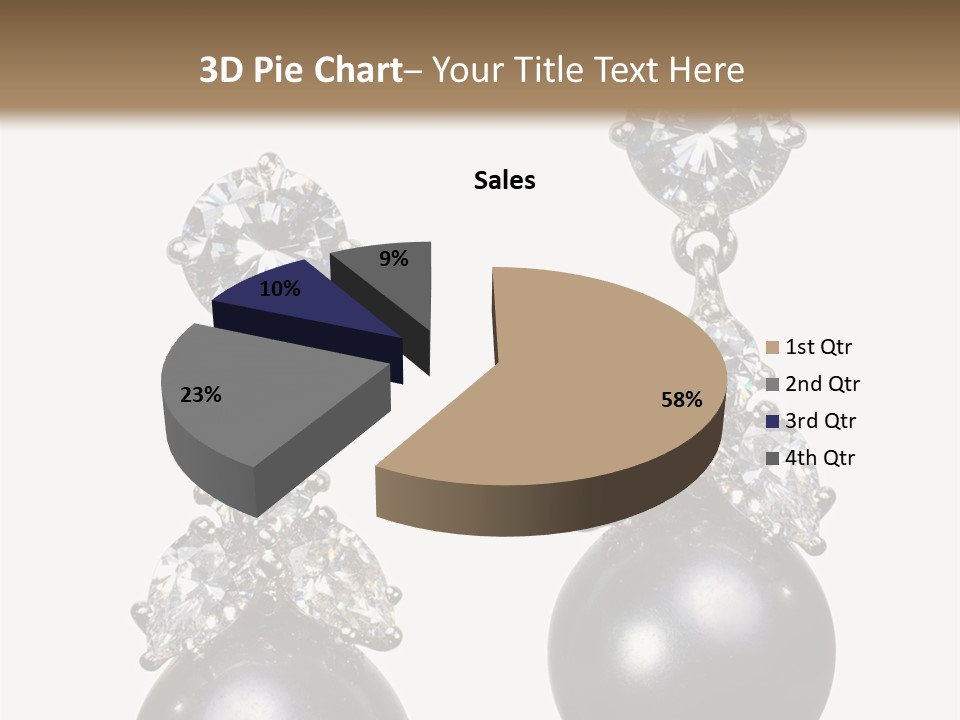 Crystal Silver Metallic PowerPoint Template