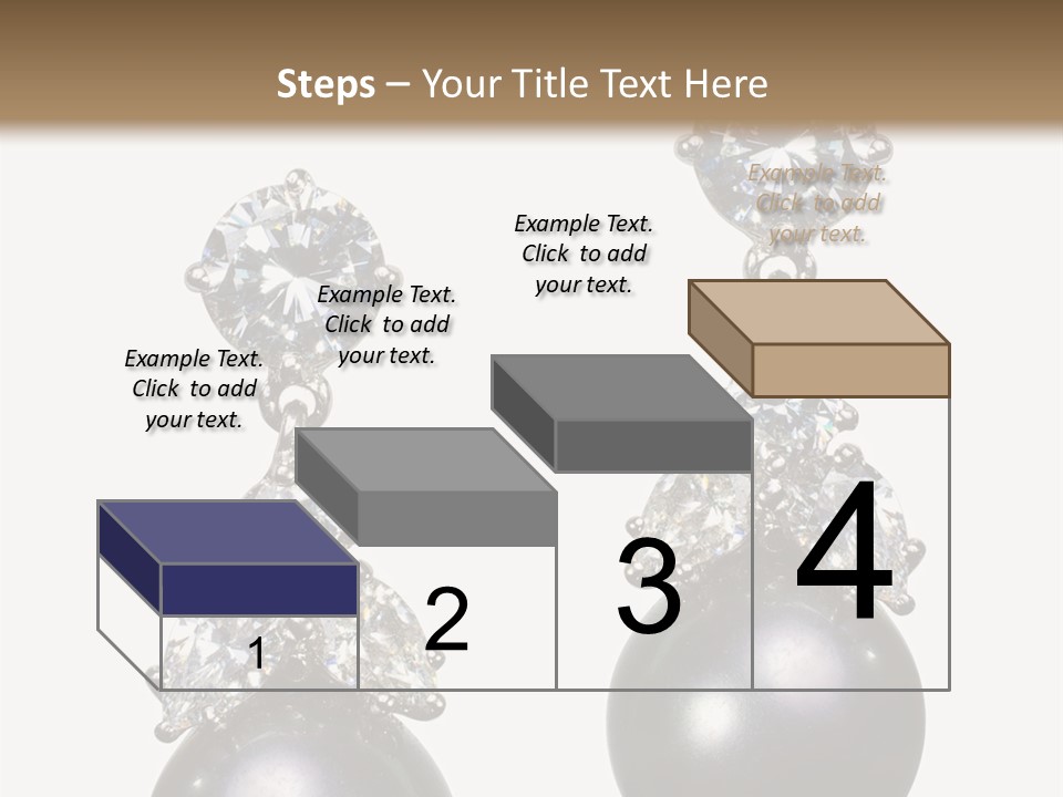 Crystal Silver Metallic PowerPoint Template