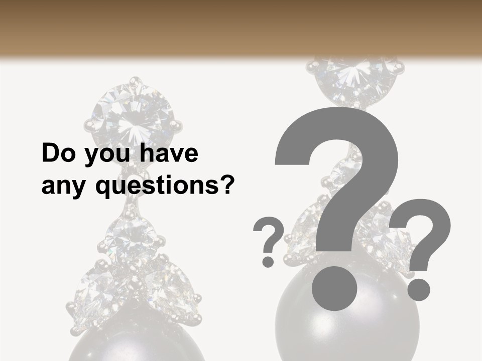 Crystal Silver Metallic PowerPoint Template