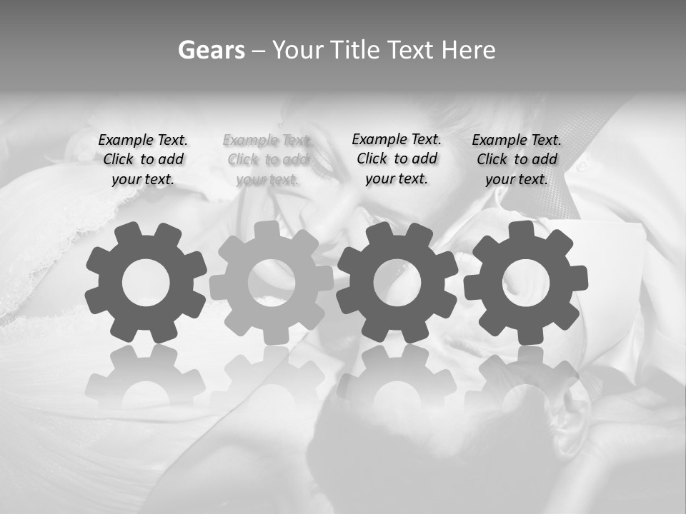 Love White Vintage PowerPoint Template