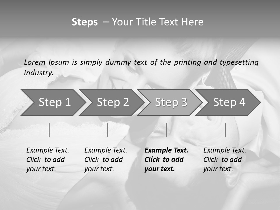 Love White Vintage PowerPoint Template