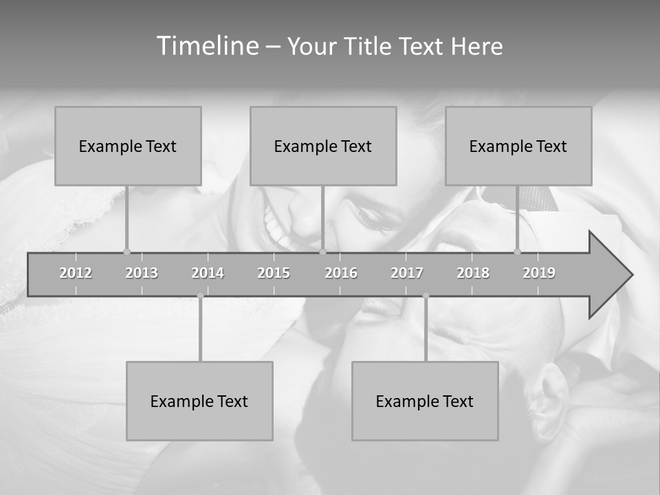 Love White Vintage PowerPoint Template