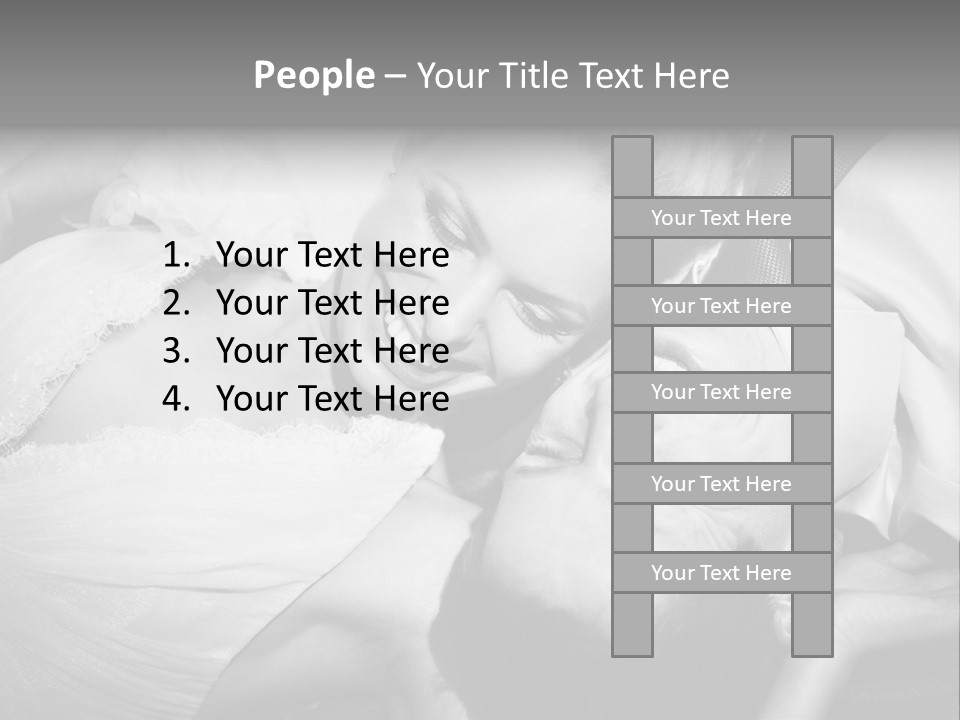 Love White Vintage PowerPoint Template