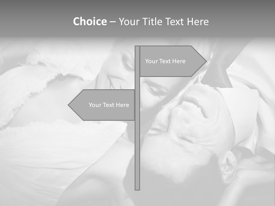 Love White Vintage PowerPoint Template