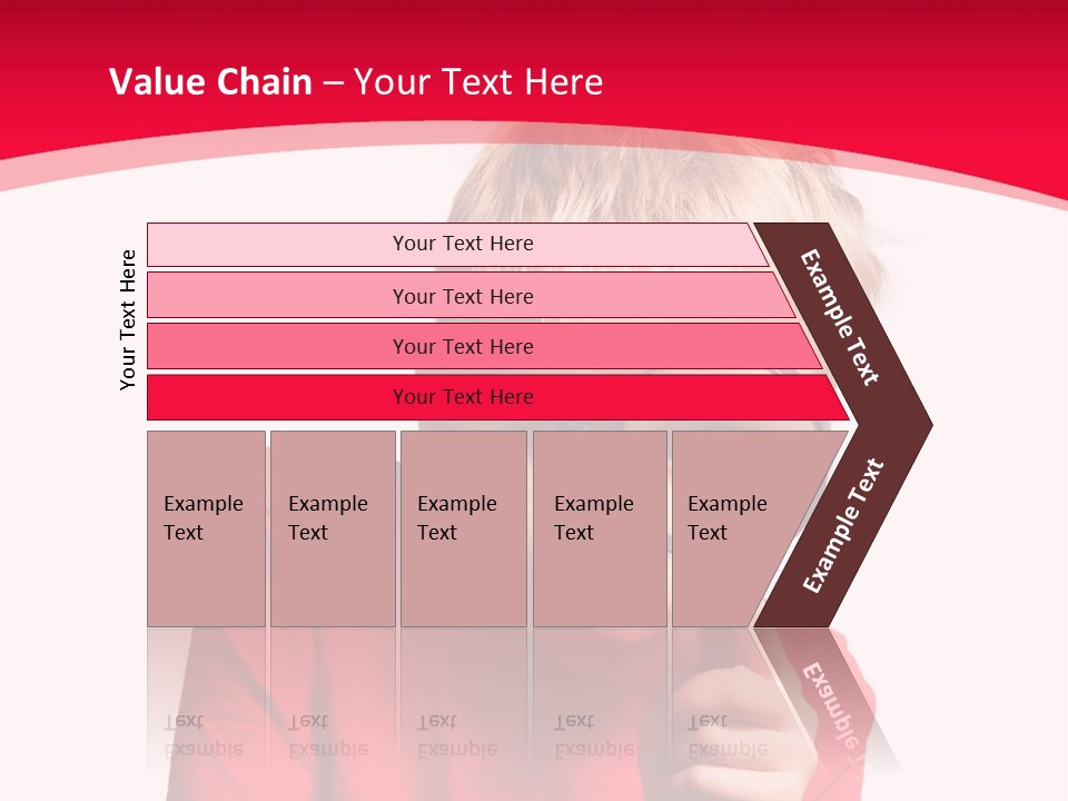 Caucasian Lens Exploration PowerPoint Template