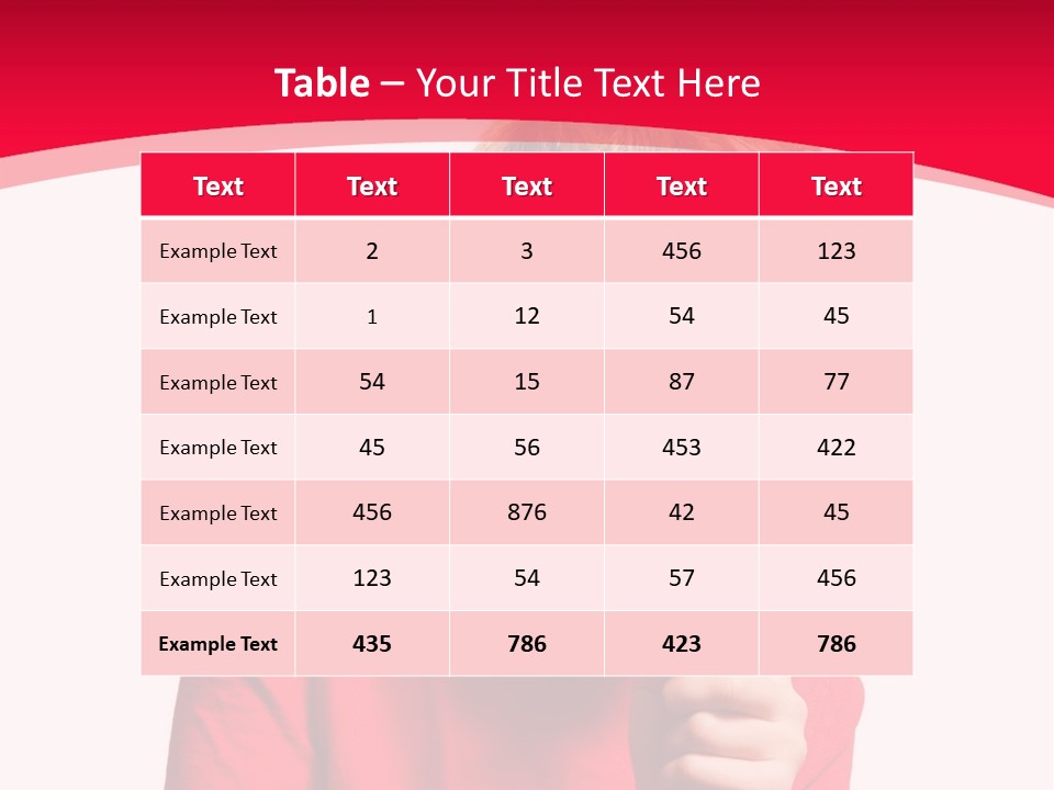 Caucasian Lens Exploration PowerPoint Template