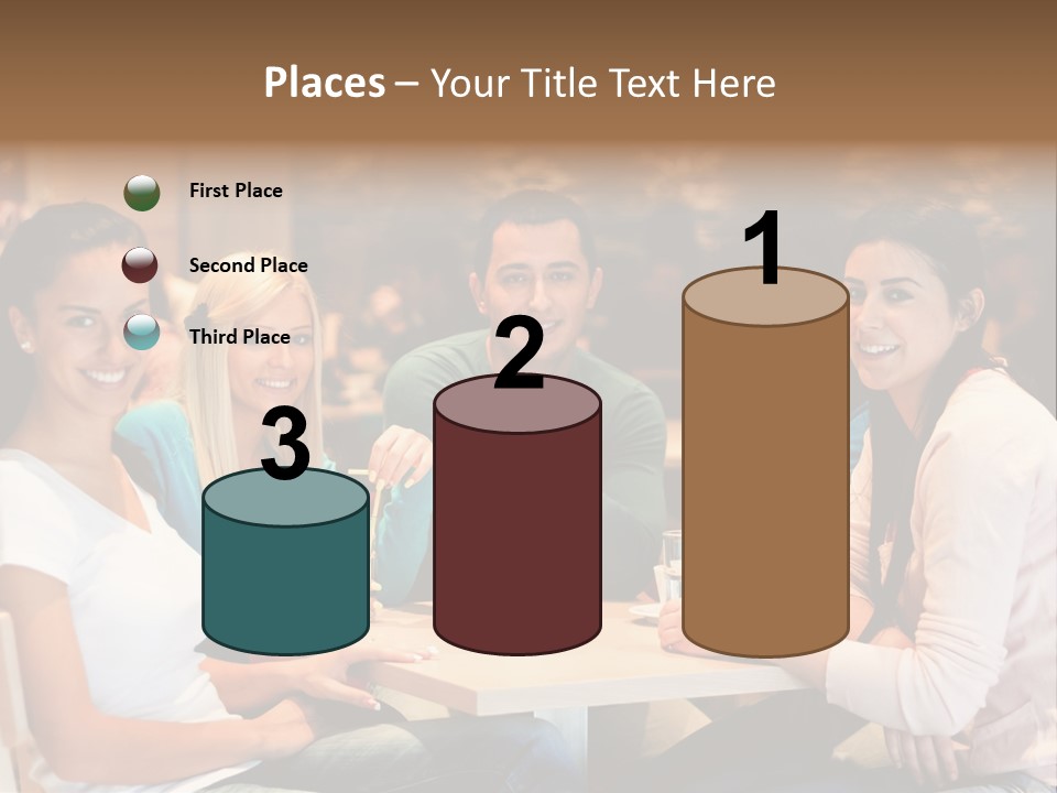 Break Indoor Afroamerican PowerPoint Template