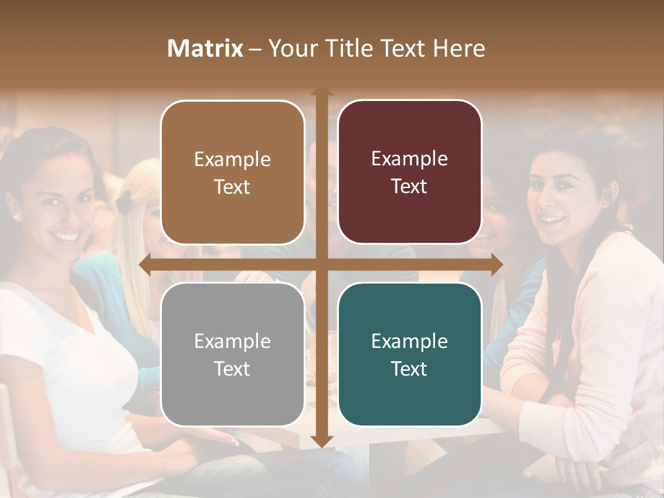 Break Indoor Afroamerican PowerPoint Template