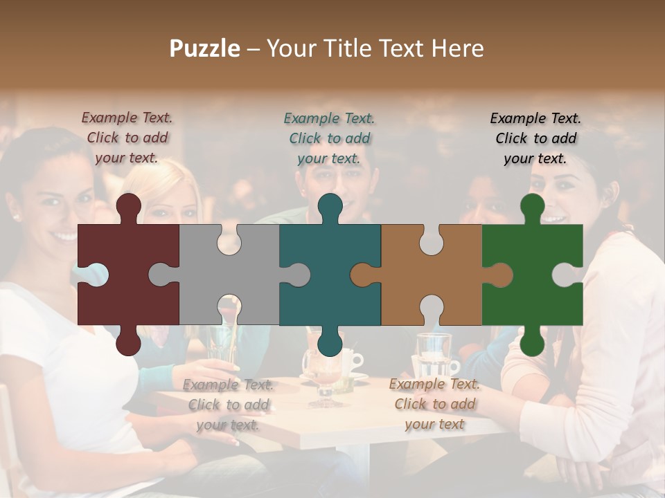 Break Indoor Afroamerican PowerPoint Template