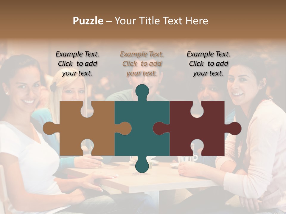 Break Indoor Afroamerican PowerPoint Template