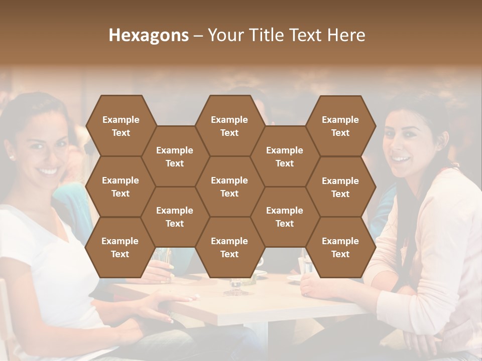 Break Indoor Afroamerican PowerPoint Template