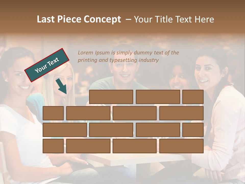 Break Indoor Afroamerican PowerPoint Template