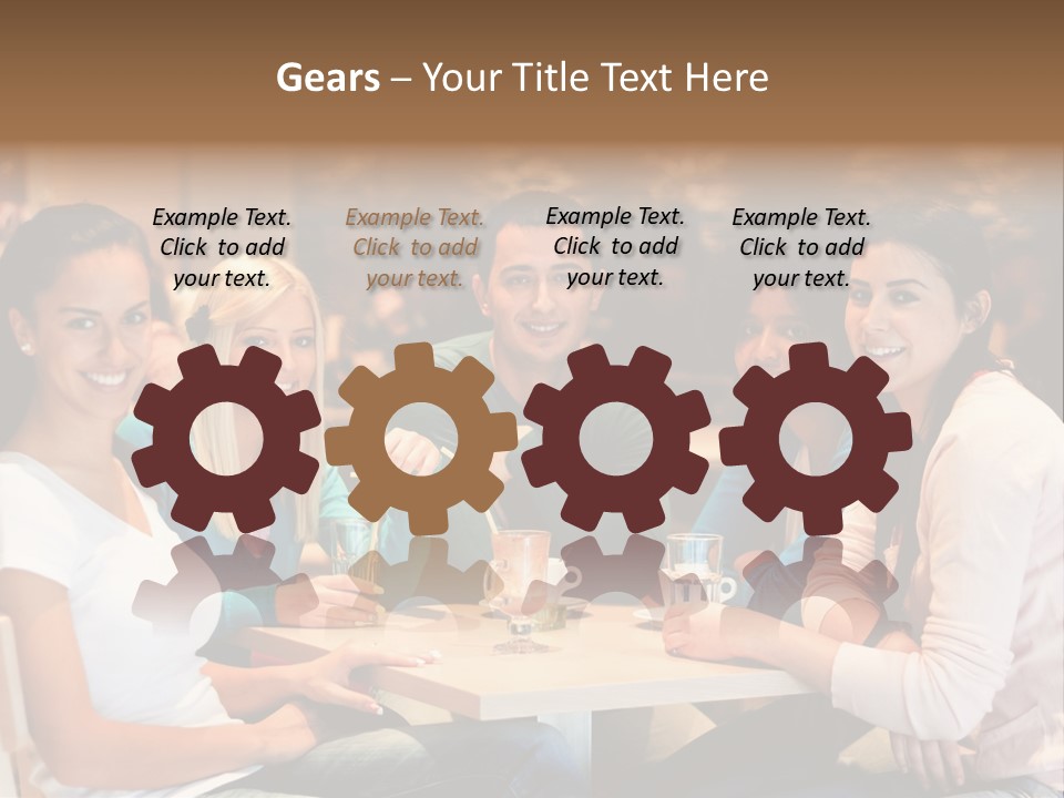 Break Indoor Afroamerican PowerPoint Template