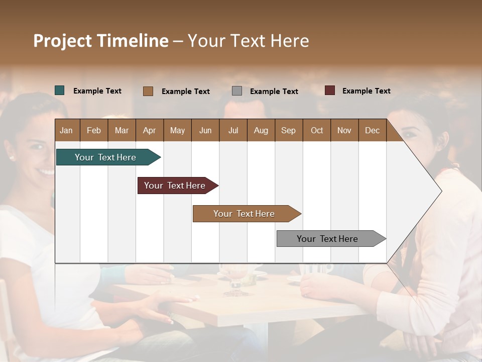 Break Indoor Afroamerican PowerPoint Template