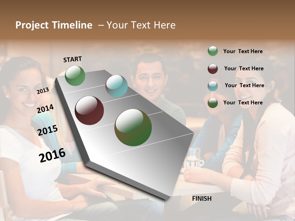 Break Indoor Afroamerican PowerPoint Template