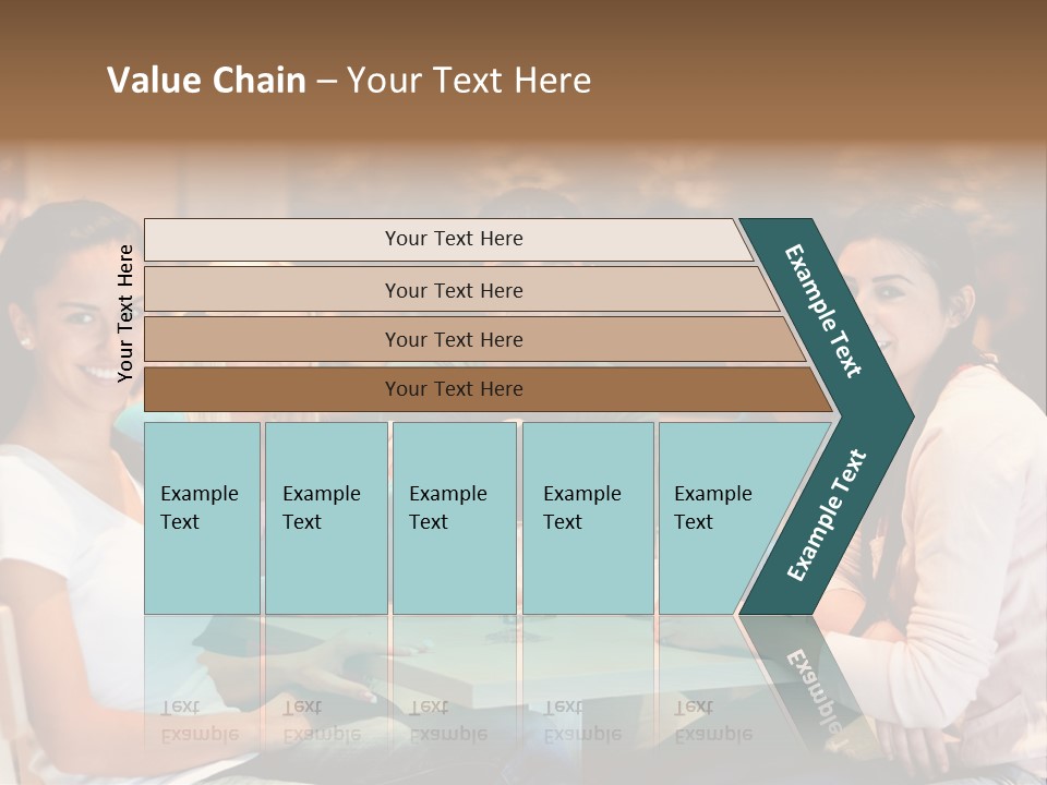 Break Indoor Afroamerican PowerPoint Template