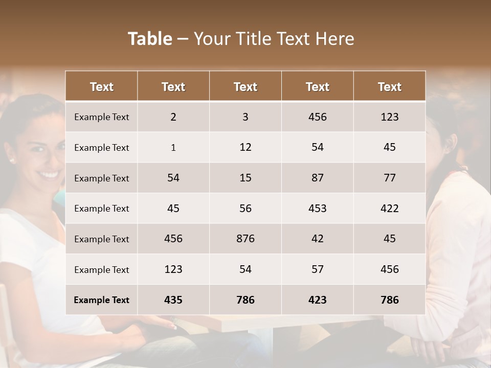 Break Indoor Afroamerican PowerPoint Template