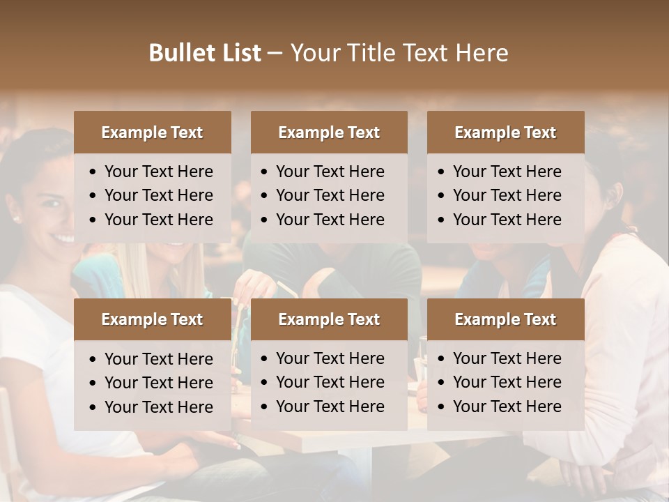 Break Indoor Afroamerican PowerPoint Template