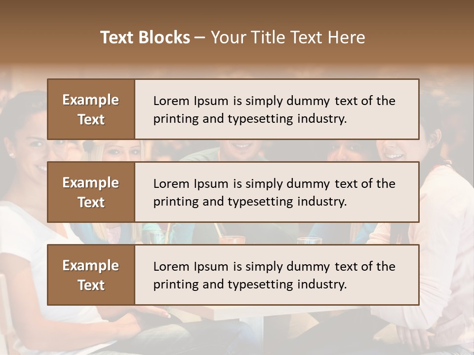 Break Indoor Afroamerican PowerPoint Template