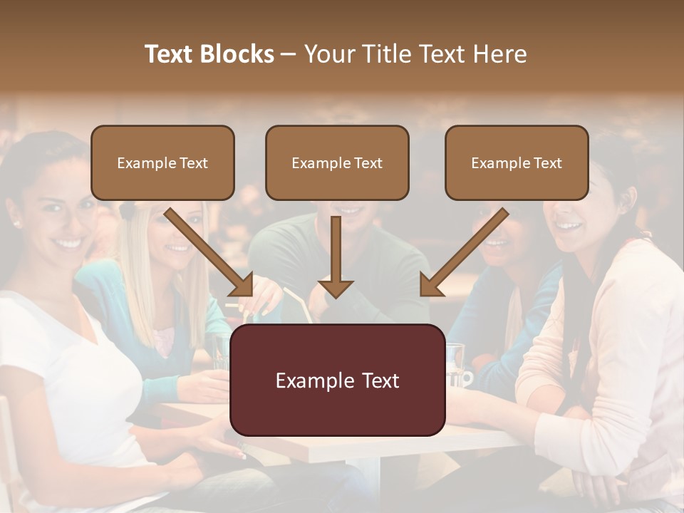 Break Indoor Afroamerican PowerPoint Template