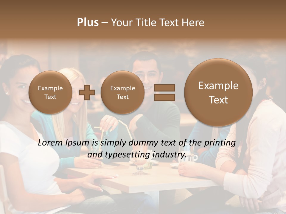 Break Indoor Afroamerican PowerPoint Template